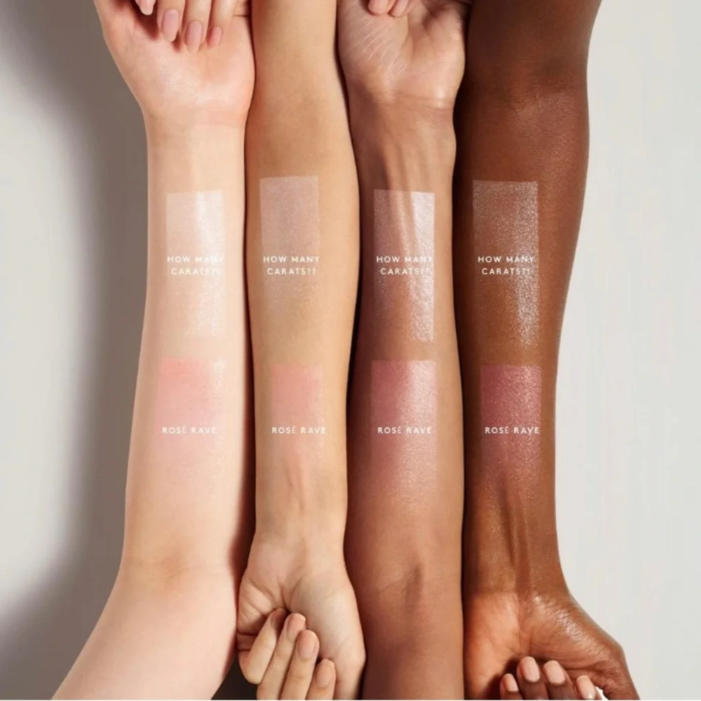 FENTY BEAUTY by Rihanna Diamond Bomb All-Over Diamond Veil:  Rose Rave - Picture 4 of 9